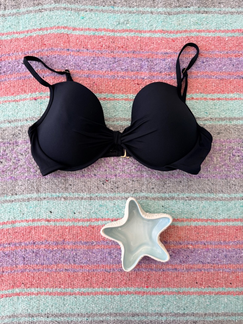 Apt 9 Black Underwire Bra Size 16 Adjustable Straps